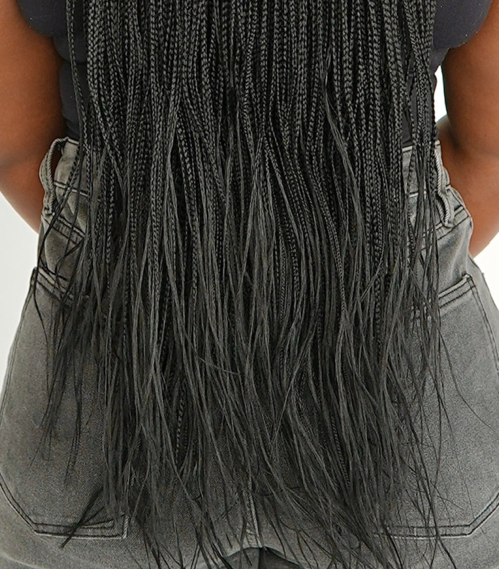 Bone Straight 6x6 Braided Wig