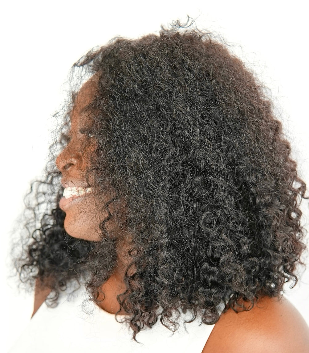 Closure Curly Wig Cap